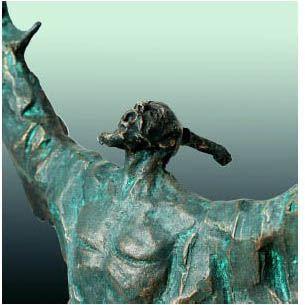 《天 问》——屈原胸像雕塑铜  南京先登雕塑 电话025-58581151