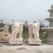 大象石雕|动物石雕|河南石雕|新密石雕|河南石栏杆|新密宏发石雕厂