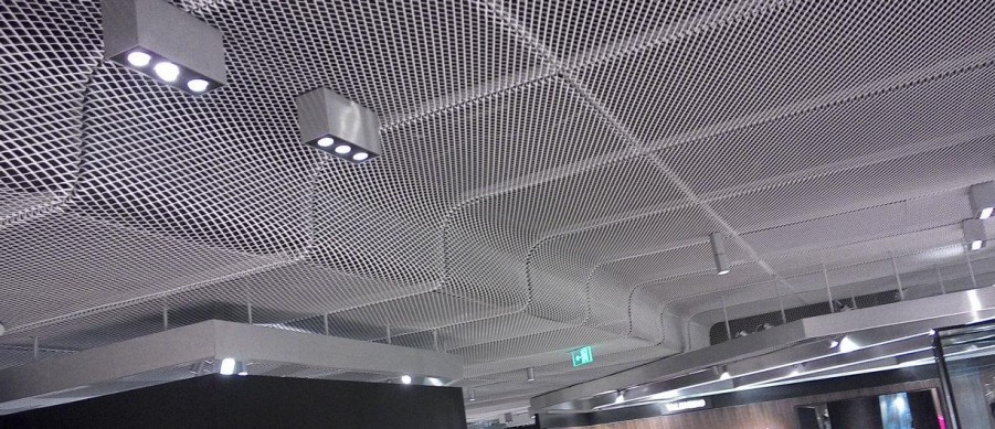 广州老品牌外墙氟碳金属拉伸网板 拉网吊顶铝板广州澳林莱装饰材料有限公司
