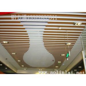 弧形木纹铝方通造型铝方通的精品 广州广京装饰材料有限公司