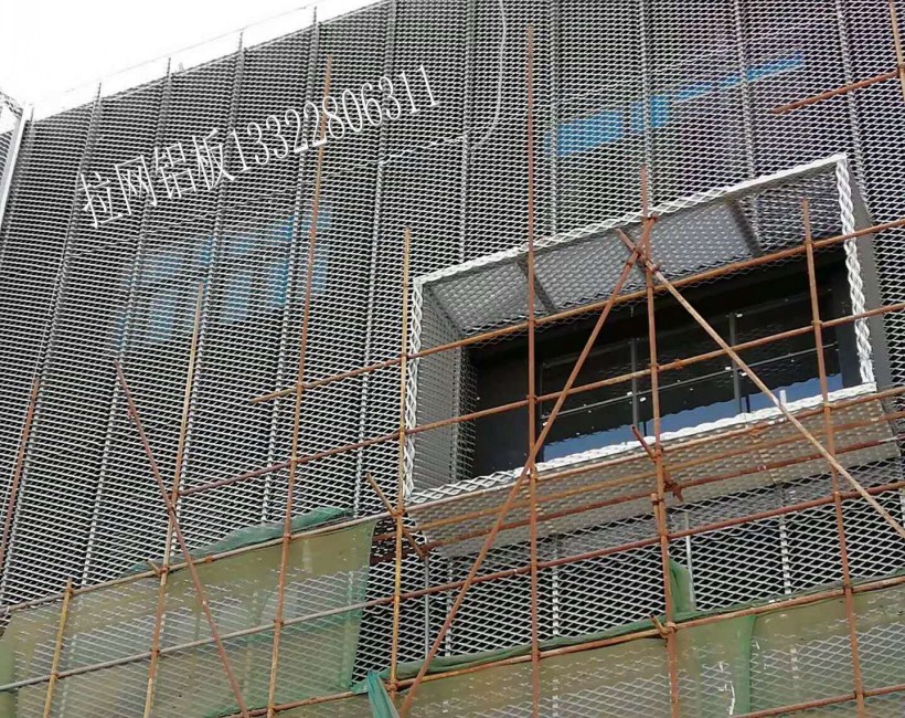 铝板装饰网-铝网板幕墙拉网吊顶铝板图书馆展览中心专用吊顶材料
