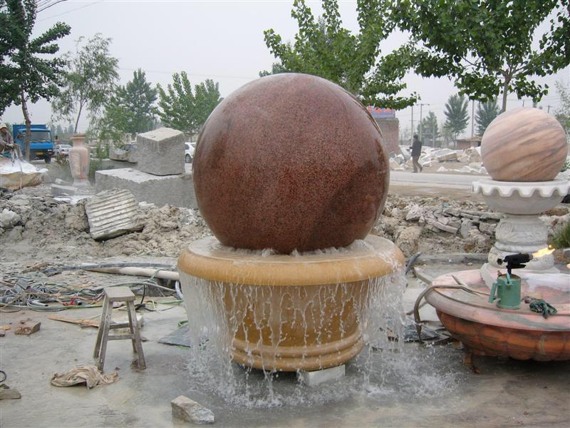 北京石雕风水球喷泉